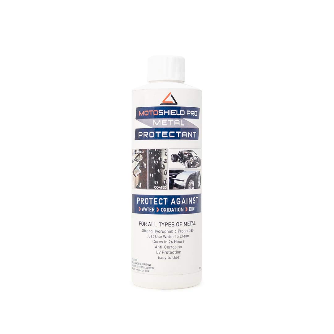 MotoShield Pro Metal Protectant Spray - 200ml | Hydrophobic & Anti-Corrosion Protection for All Metal Finishes | Ideal for Cars, Motorcycles, Tools & Outdoor Equipment