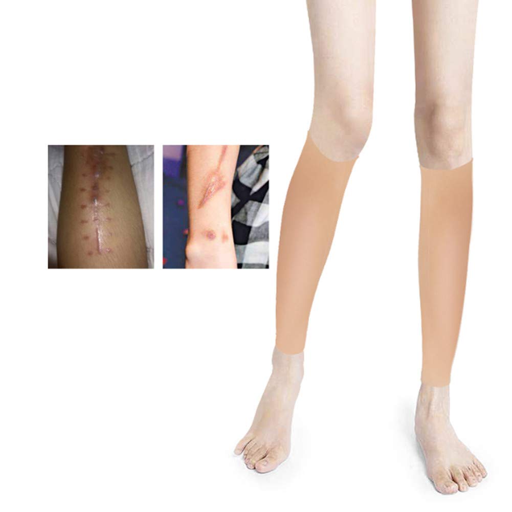 Realistic Silicone Calf Enhancer for Thin or Crooked Legs - Scar Cover Sleeves for Arms & Legs - Perfect for Cosplay, Costumes & Confidence Boosting