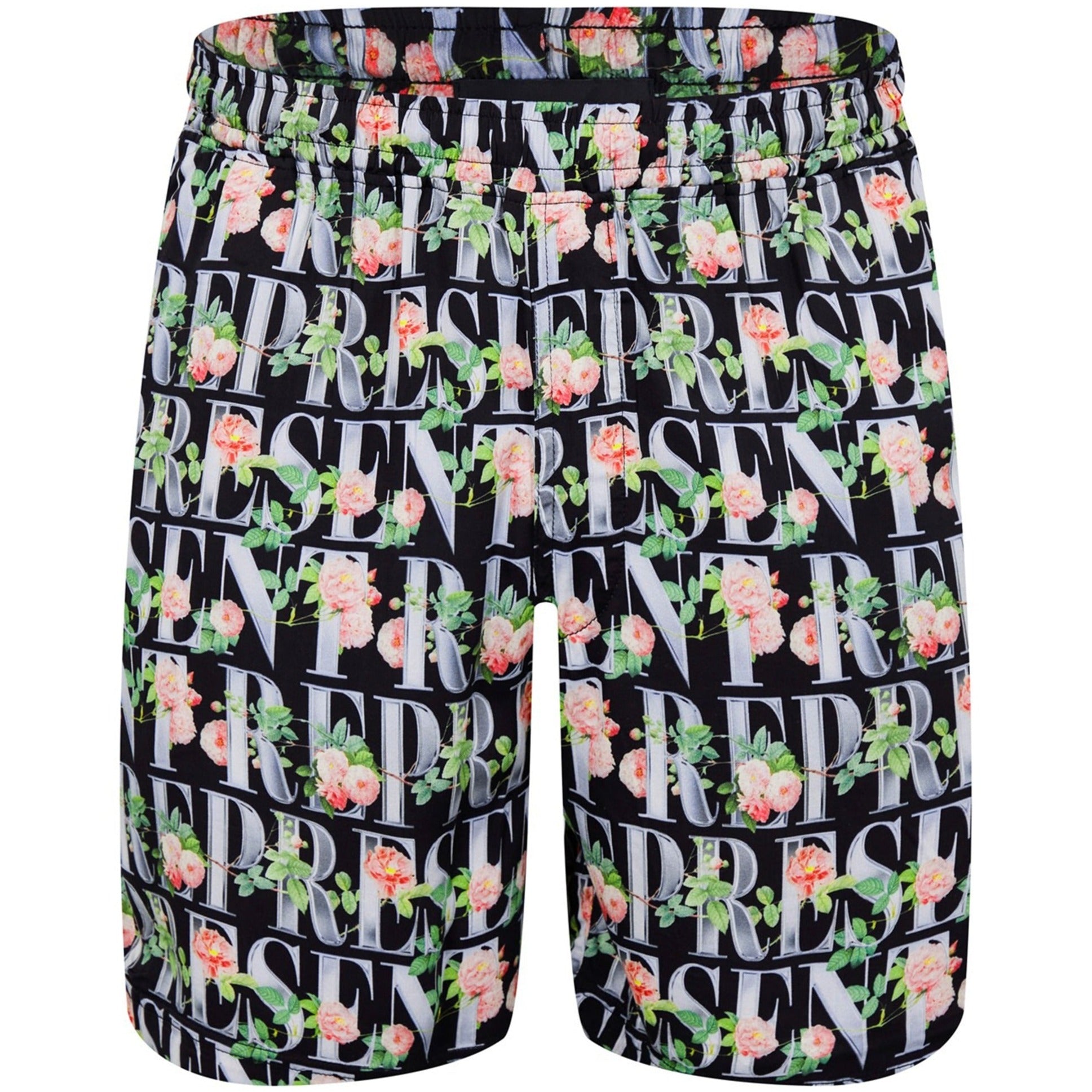 Represent Floral Logo Shorts for Women - Stylish Casual Summer Shorts with Floral Print - Perfect for Beach, Gym, and Everyday Wear