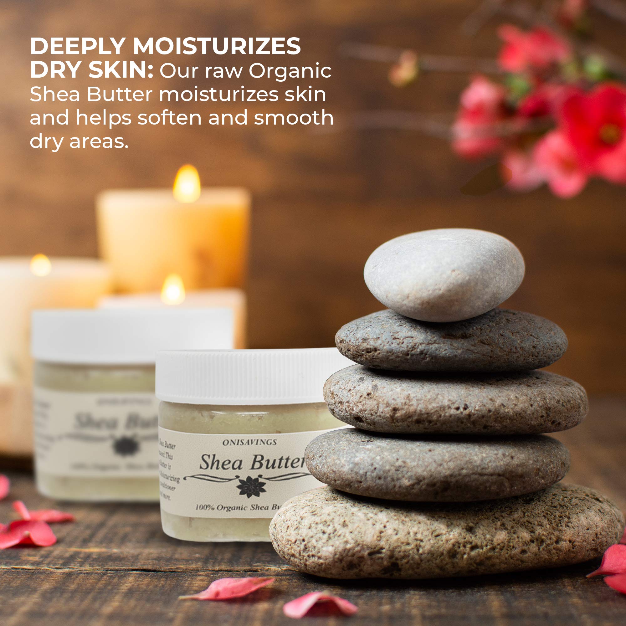 Organic Raw Unrefined African Shea Butter Cream - 100% Pure Natural Moisturizer for Face, Body & Hair - Treats Dry Skin, Eczema & Stretch Marks - Travel Size 4oz - Perfect for Daily Skincare, DIY Beauty Recipes & On-the-Go Hydration