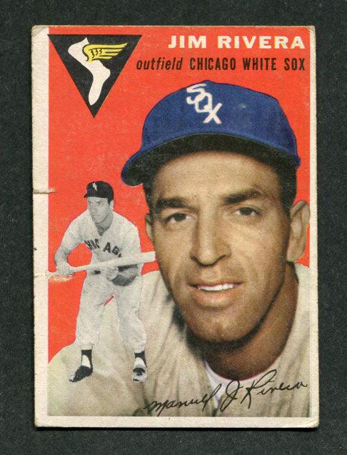 1954 Topps #34 Jim Rivera Chicago White Sox Vintage Baseball Card - Collectible Sports Memorabilia for Fans and Investors