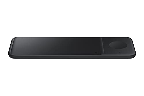 SAMSUNG 9W Wireless Charger Trio with 25W Fast Charging Cube - Qi Certified Fast Wireless Charger EP-P6300 (Renewed, Like New, Black) | Perfect for Home, Office & Travel Charging Multiple Devices Simultaneously