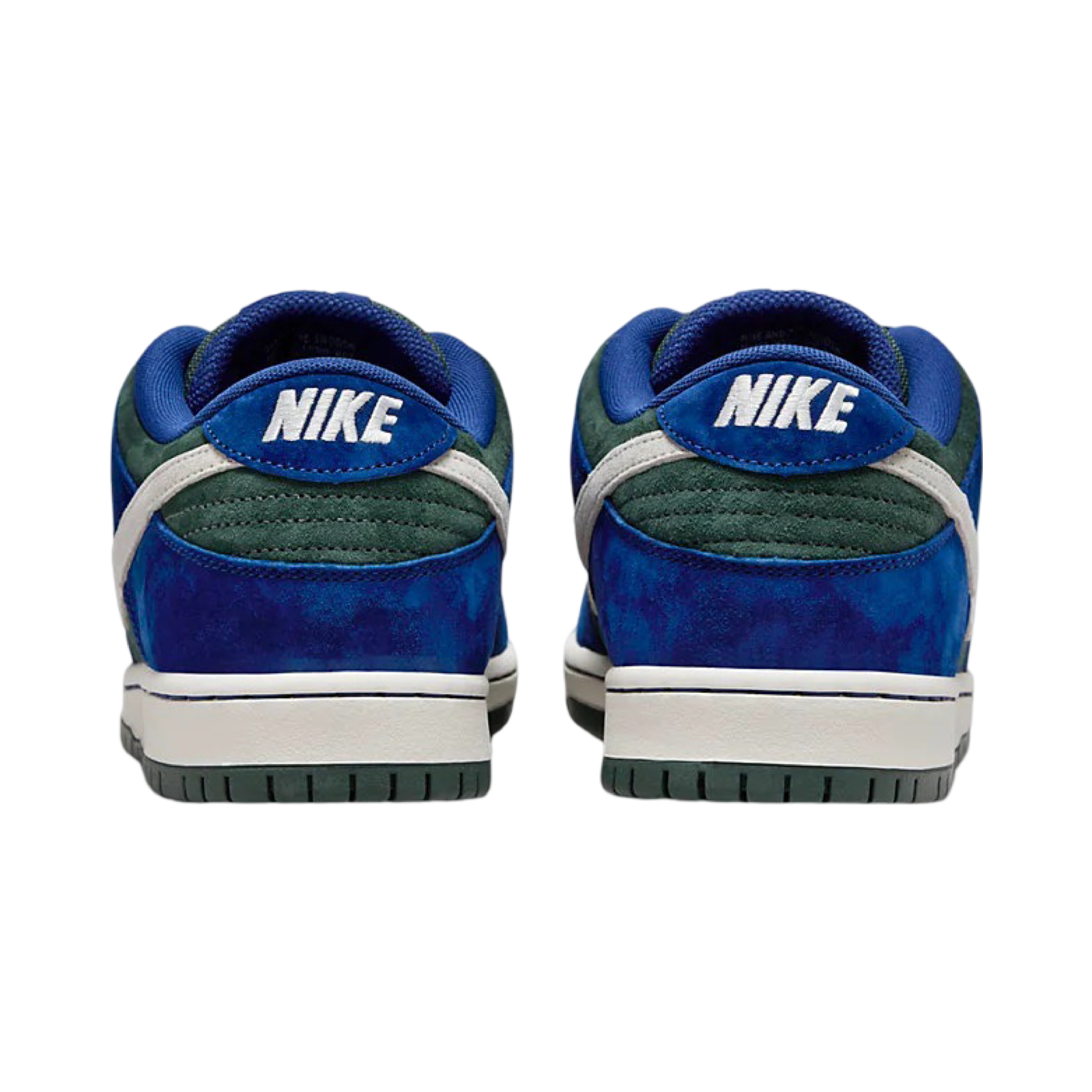 Nike SB Dunk Low Sneakers - Deep Royal & Vintage Green - Men's Skateboarding Shoes for Casual Wear & Street Style