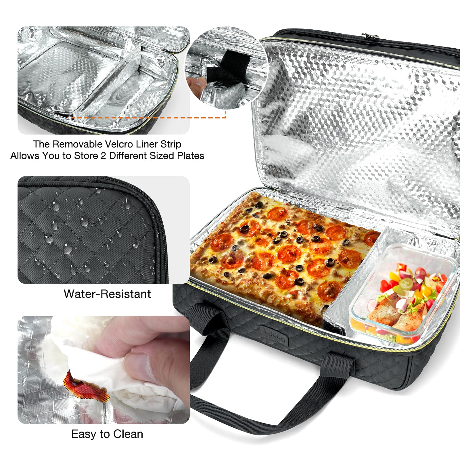 Insulated Casserole Carrier for Hot & Cold Food - Picnic & Party Tote