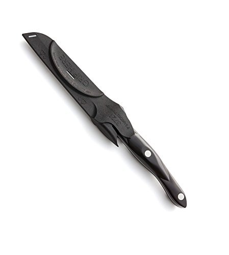 Premium Santoku-Style Trimmer Knife with Protective Sheath - Sharp Japanese-Inspired Blade for Kitchen, Camping & Outdoor Cooking