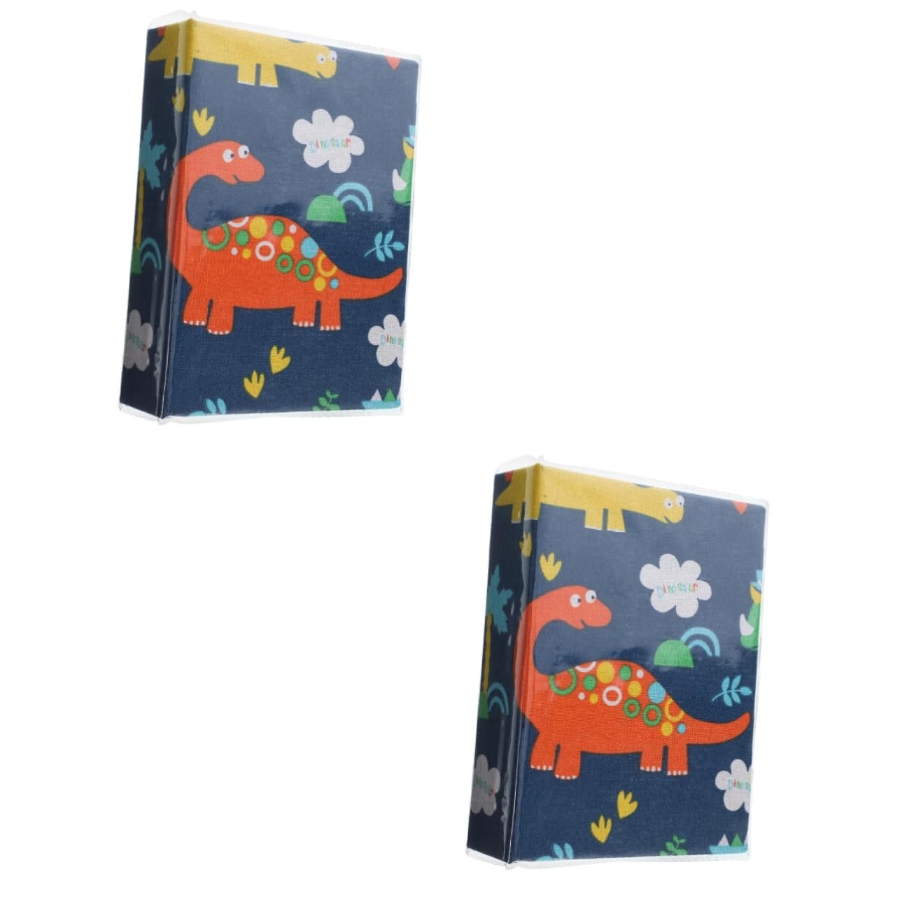 Amosfun 2-Pack Baby Boy Photo Album - Travel Scrapbook, Growth Memory Book, Plastic Photo Storage for Kids (Ideal for Baby Shower Gifts, First Birthday Presents & Family Travel Keepsakes)