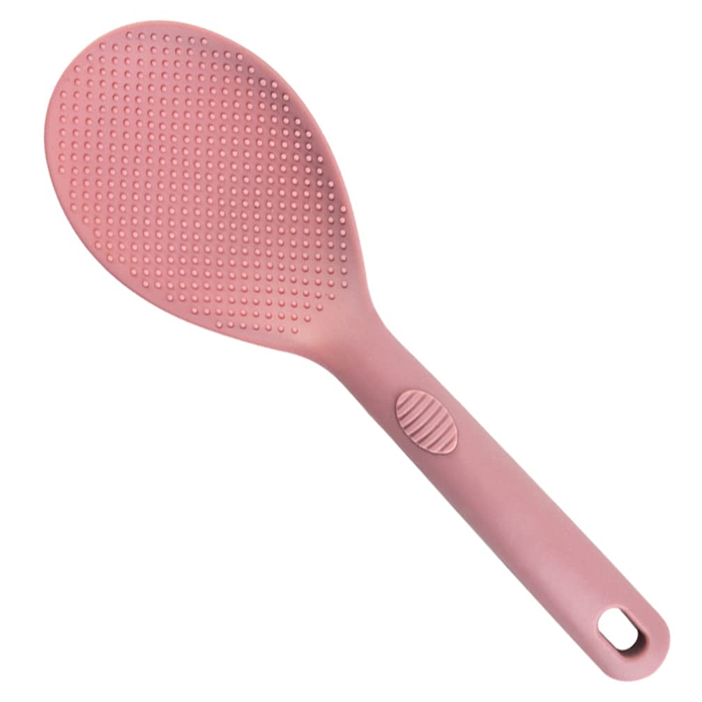 Hemoton 1-Piece Japanese Rice Spatula - Nylon & Stainless Steel Rice Spoon, Rice Shovel for Rice Cooker, Perfect for Sushi, Ramen, Rice Balls - Ideal Kitchen Tool for Asian Cooking & Meal Prep