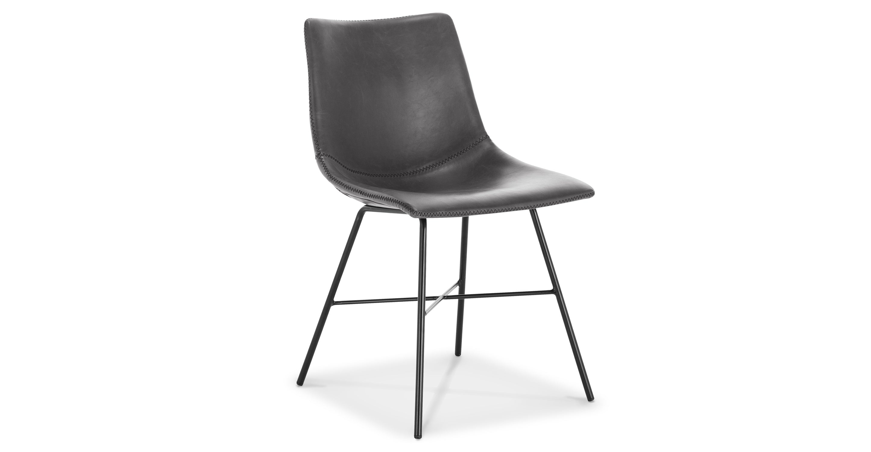 Paxton Modern Dining Chair - Sturdy Wooden Kitchen Chairs Set of 2, Comfortable Upholstered Seat - Perfect for Dining Room, Kitchen, Breakfast Nook & Small Spaces