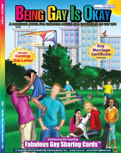 Being Gay Is Okay Coloring Book - LGBTQ+ Pride & Self-Expression Art Therapy for Adults & Teens - Perfect for Stress Relief, Pride Events & Ally Support