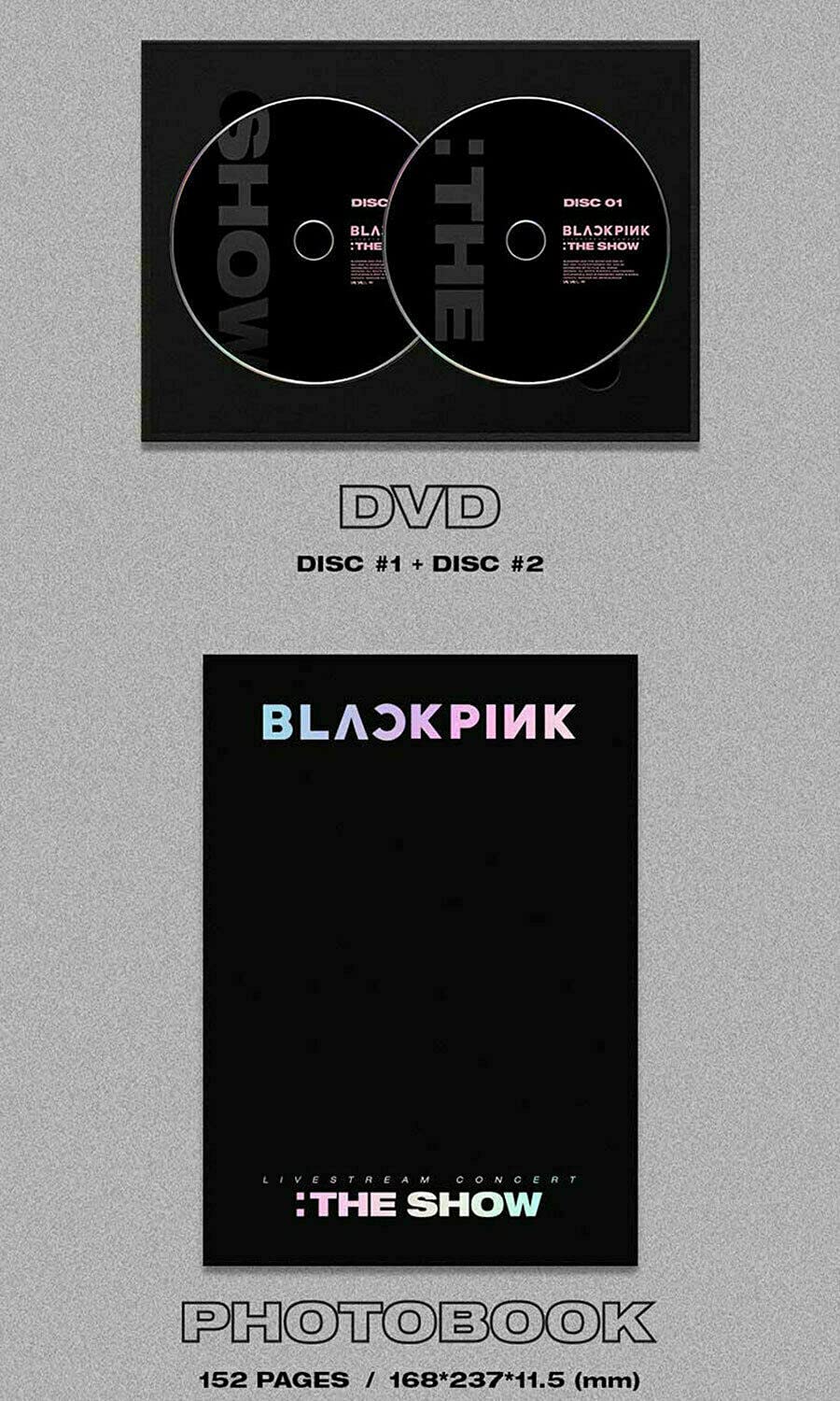 BLACKPINK 2021 [THE SHOW] Live Concert DVD Set - 2 DVDs + 152p Photo Book + Collectible Frame, Photo Cards, Magnet Cards, Stickers & Poster | K-Pop Merchandise for Fans, Gift Idea for BLINKs | Perfect for Home Entertainment, K-Pop Collections & Fan Gatherings