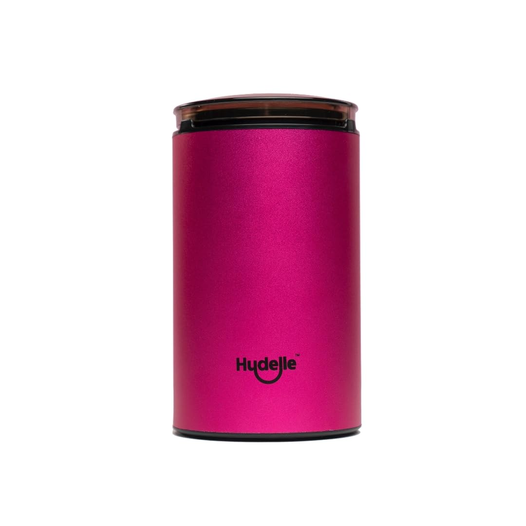 Premium Electric Coffee Grinder for Home Use - Fast & Quiet Burr Mill with Stainless Steel Blades - Perfect for Espresso, French Press & Drip Coffee (Pink) - Ideal for Kitchen, Office & Camping