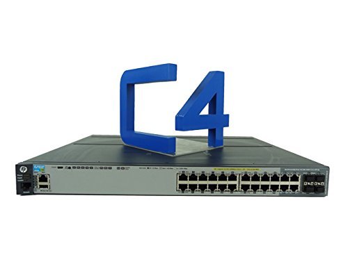 HP ProCurve J9727A 2920-24G 24-Port PoE+ Gigabit Network Switch [J9727-61001] (Renewed) - Ideal for Small Business Networks, Office IT Infrastructure & Smart Home Device Connectivity