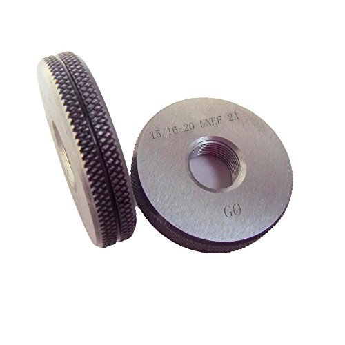 15/16-20 UNEF Thread Ring Gauge 2A GO NOGO Set | 100% Calibrated | Fast FedEx 4-Day Shipping | Perfect for Precision Machining & Quality Control Inspections