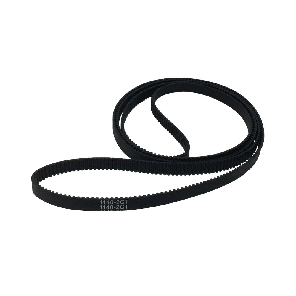 2GT Rubber Timing Belt 1000mm Length 6mm Width 500 Teeth Closed Loop for 3D Printers CNC Machines - High Precision Power Transmission Belt - Pack of 2pcs - Perfect for DIY Robotics and Industrial Automation Projects