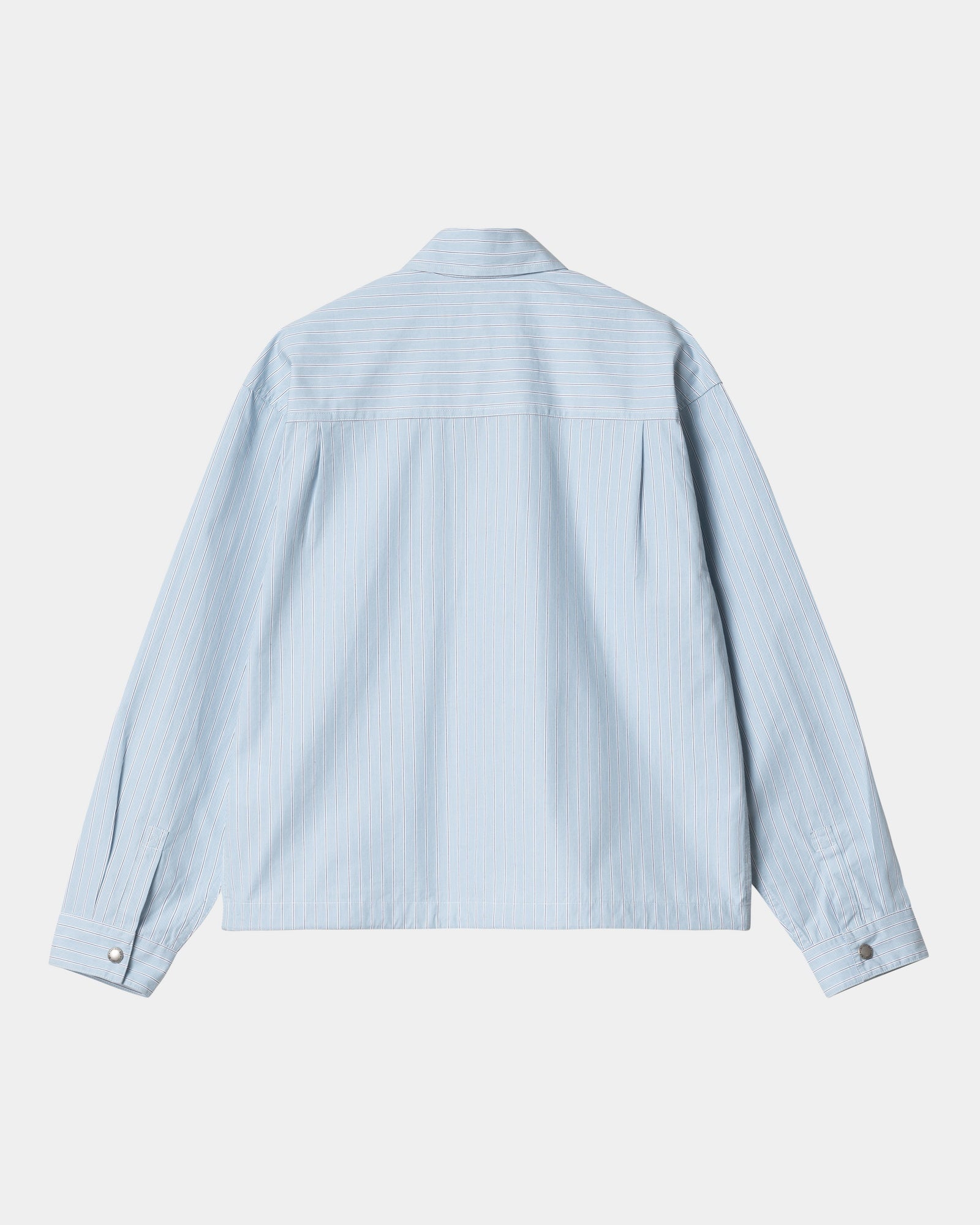 Women's Nota Shirt Jacket - Bluebird Bova Stripe | Lightweight Layering Piece for Spring & Fall | Perfect for Casual Outings, Workwear & Travel