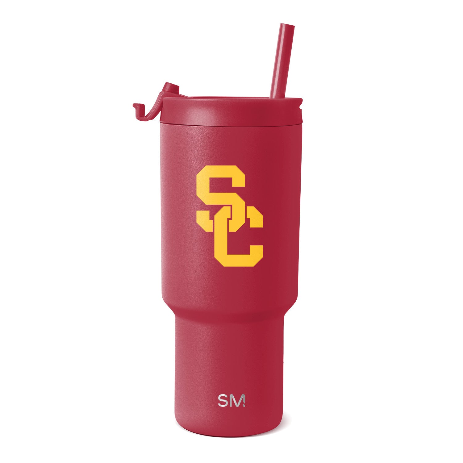 Collegiate Trek Tumbler - Insulated Stainless Steel Water Bottle with Lid & Straw - Perfect for College, Hiking, Travel & Outdoor Adventures