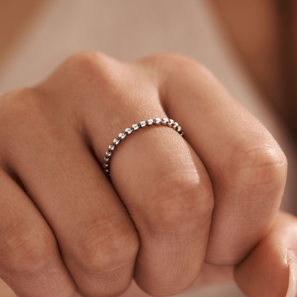 Dainty Beaded Ring for Women - Elegant Handmade Boho Jewelry - Perfect for Everyday Wear, Weddings & Special Occasions