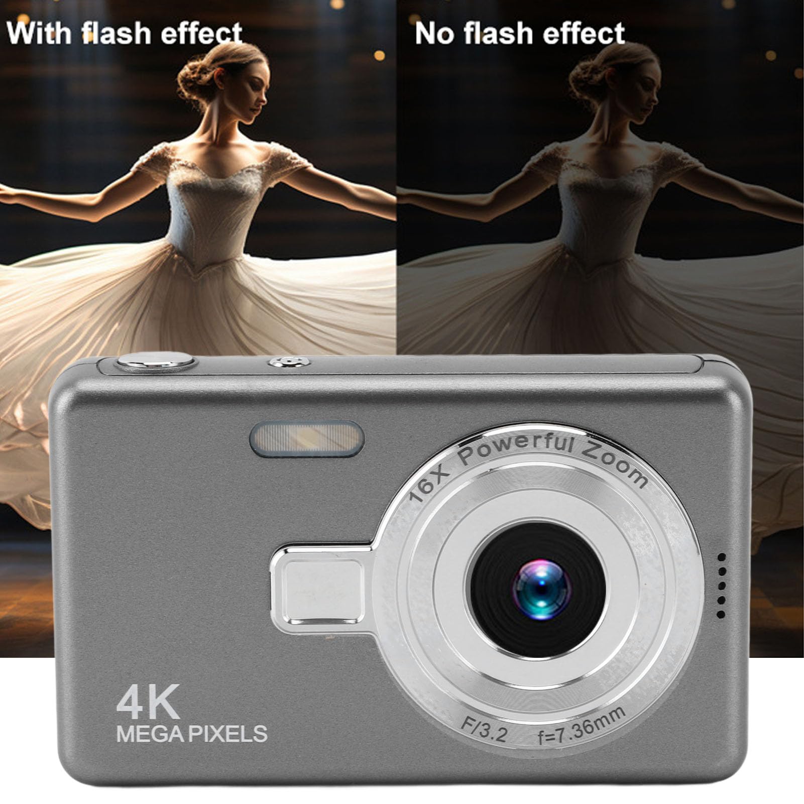 12MP Kids Digital Camera with 16X Zoom & 1080P Video - Perfect for Travel & Gifts