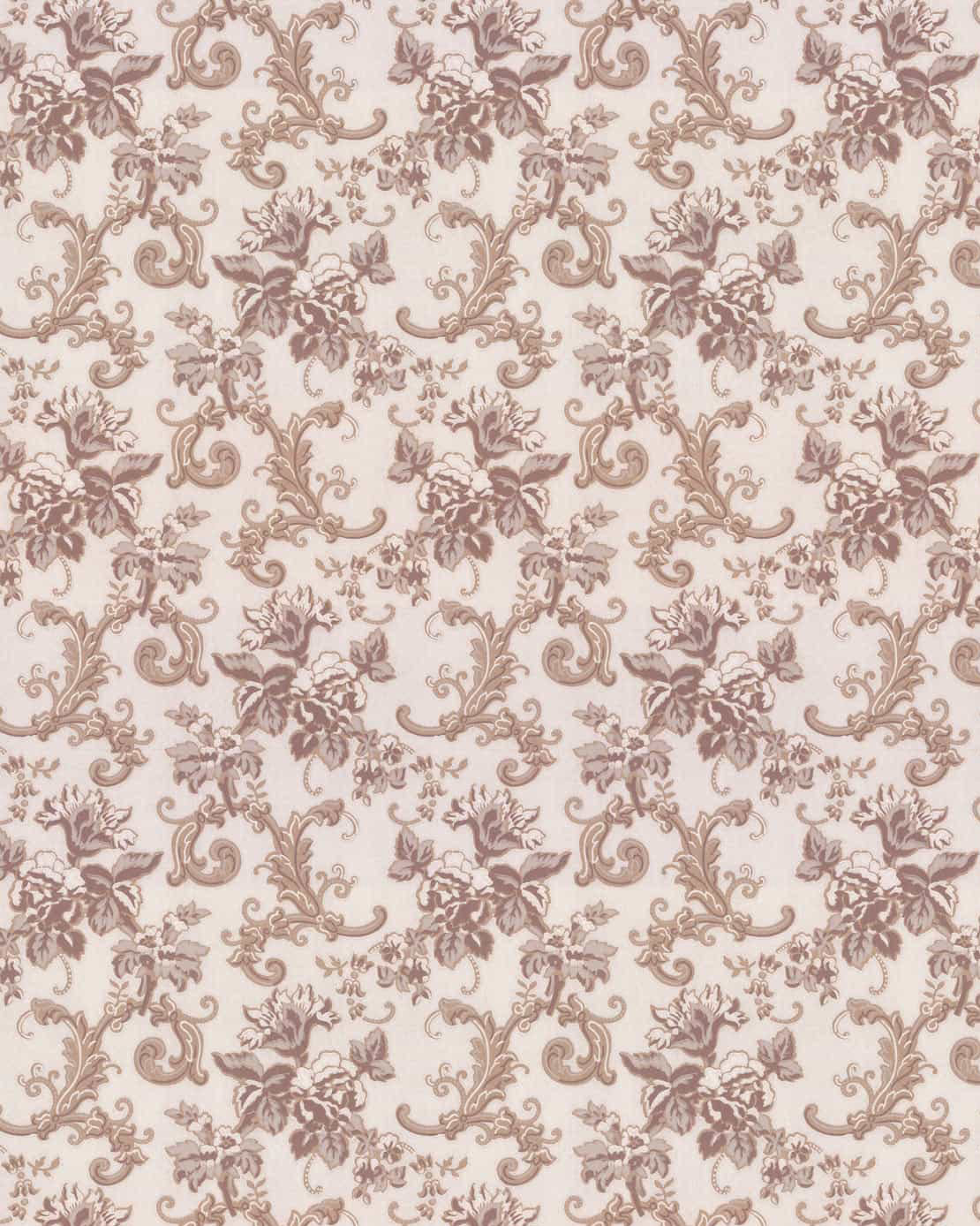 Lim & Handtryck Wallpaper Hovdala Flower Branch/Brown - Perfect for Living Room, Bedroom & Home Decor