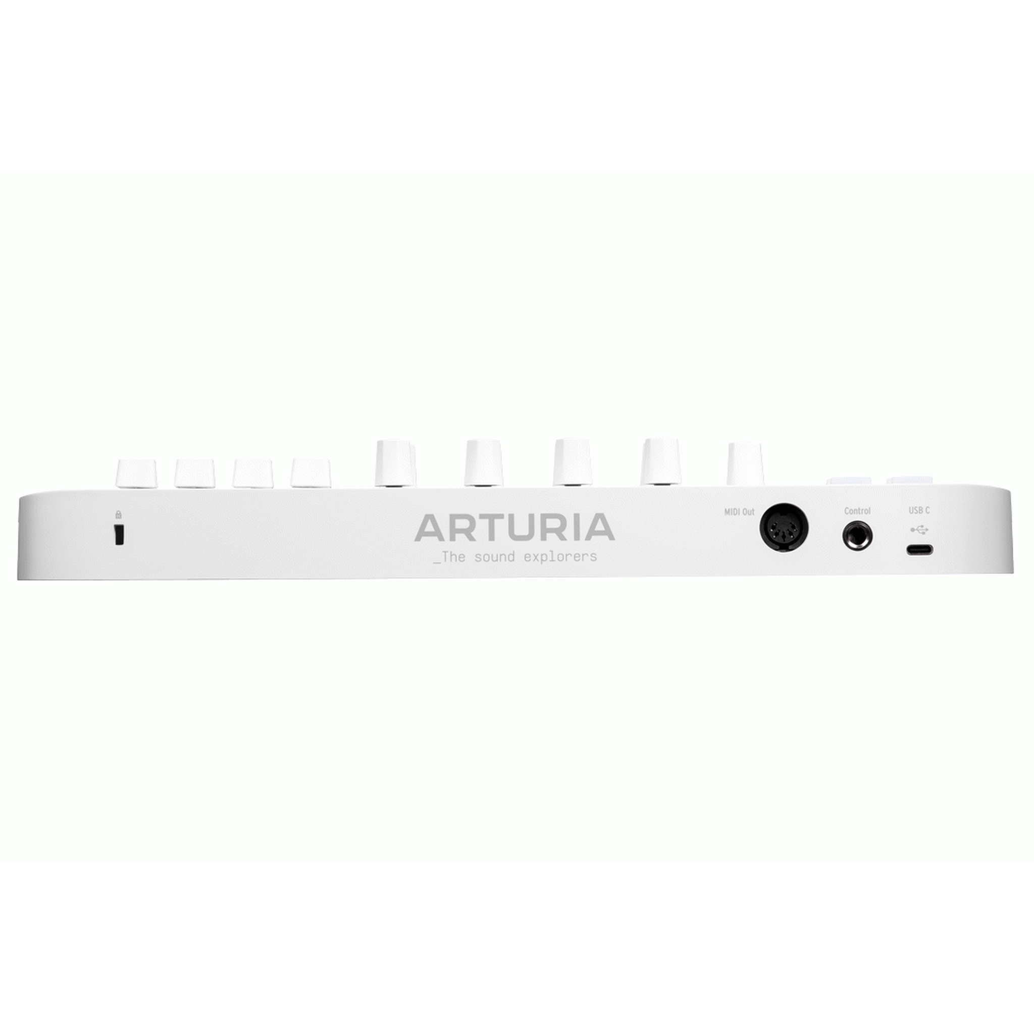 Arturia MiniLab Mk3 25-Key MIDI Keyboard Controller - Limited Edition Alpine White | Portable Music Production for Home Studio & Live Performance