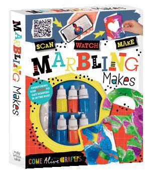Come Alive Crafts Marbling Kit - DIY Marble Painting Supplies for Kids & Adults - Perfect for Art Projects, Home Decor & Creative Gifts
