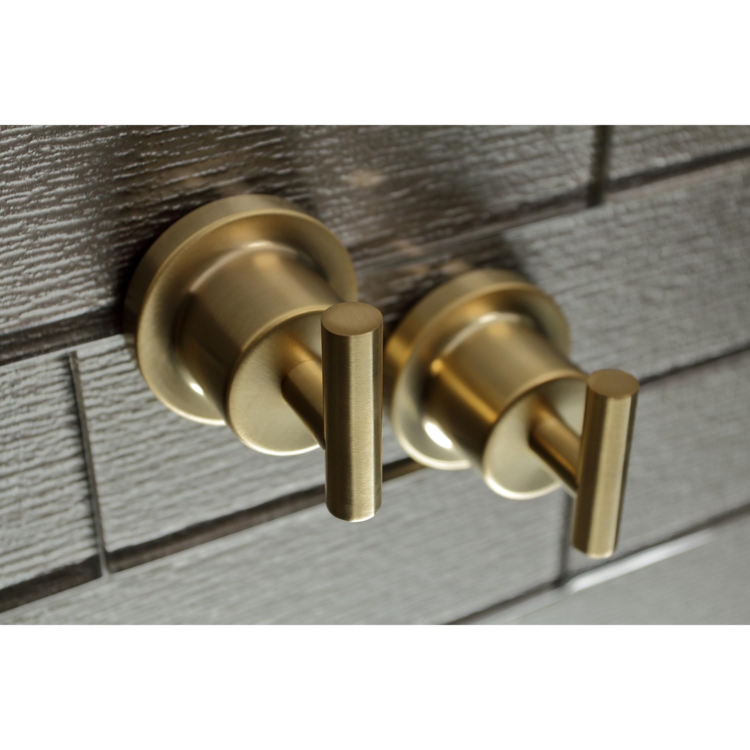 Kingston Brass BAH8213478PB Concord 5-Piece Bathroom Accessory Set in Polished Brass - Shower Shelf, Towel Bar, Robe Hook, Toilet Paper Holder - Perfect for Modern Bathroom Decor