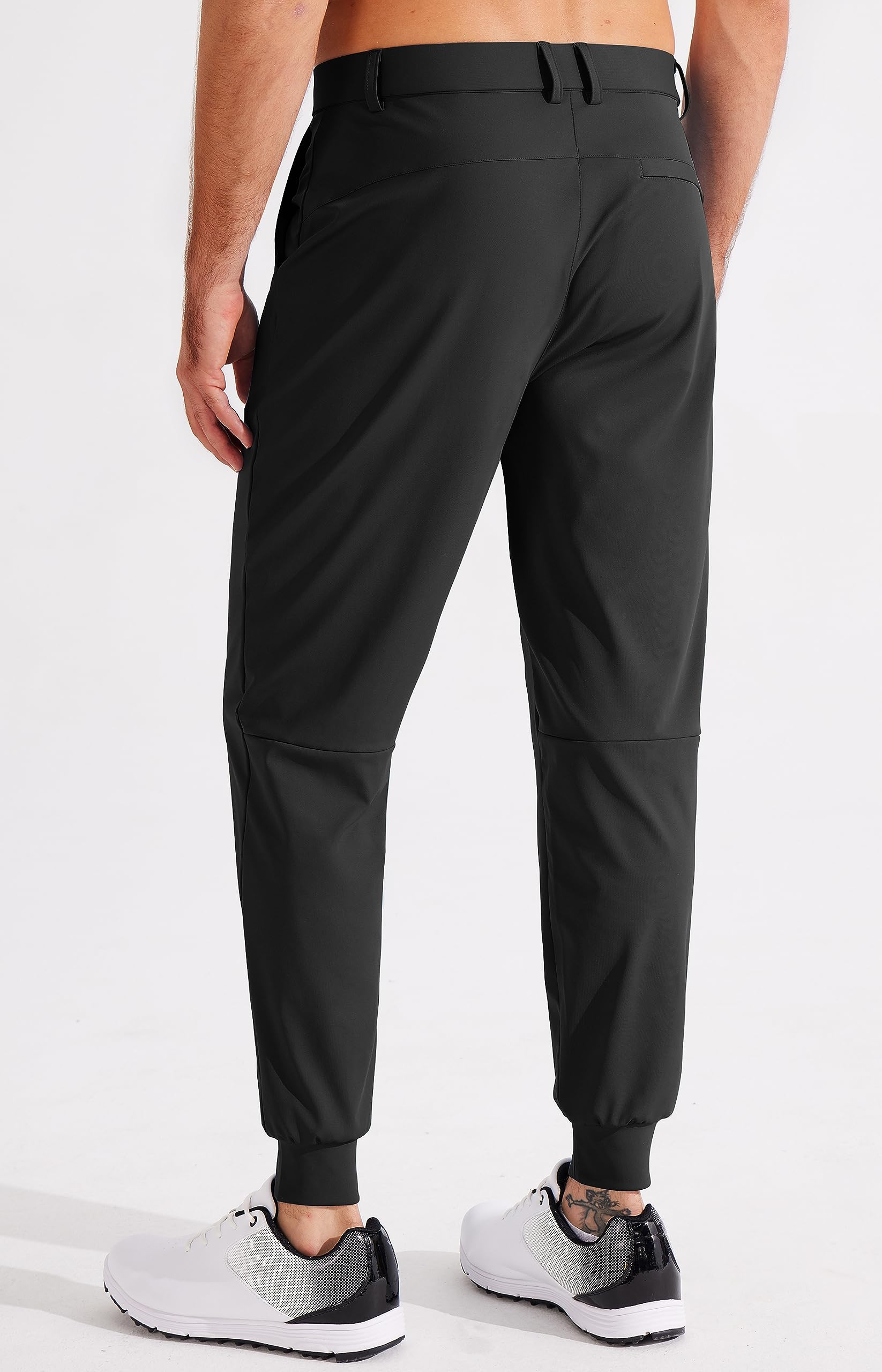 Libin Men's 4-Way Stretch Golf Joggers with Pockets - Slim Fit Workout Sweatpants for Golf, Office, Yoga & Casual Wear | Moisture-Wicking Athletic Pants for Men