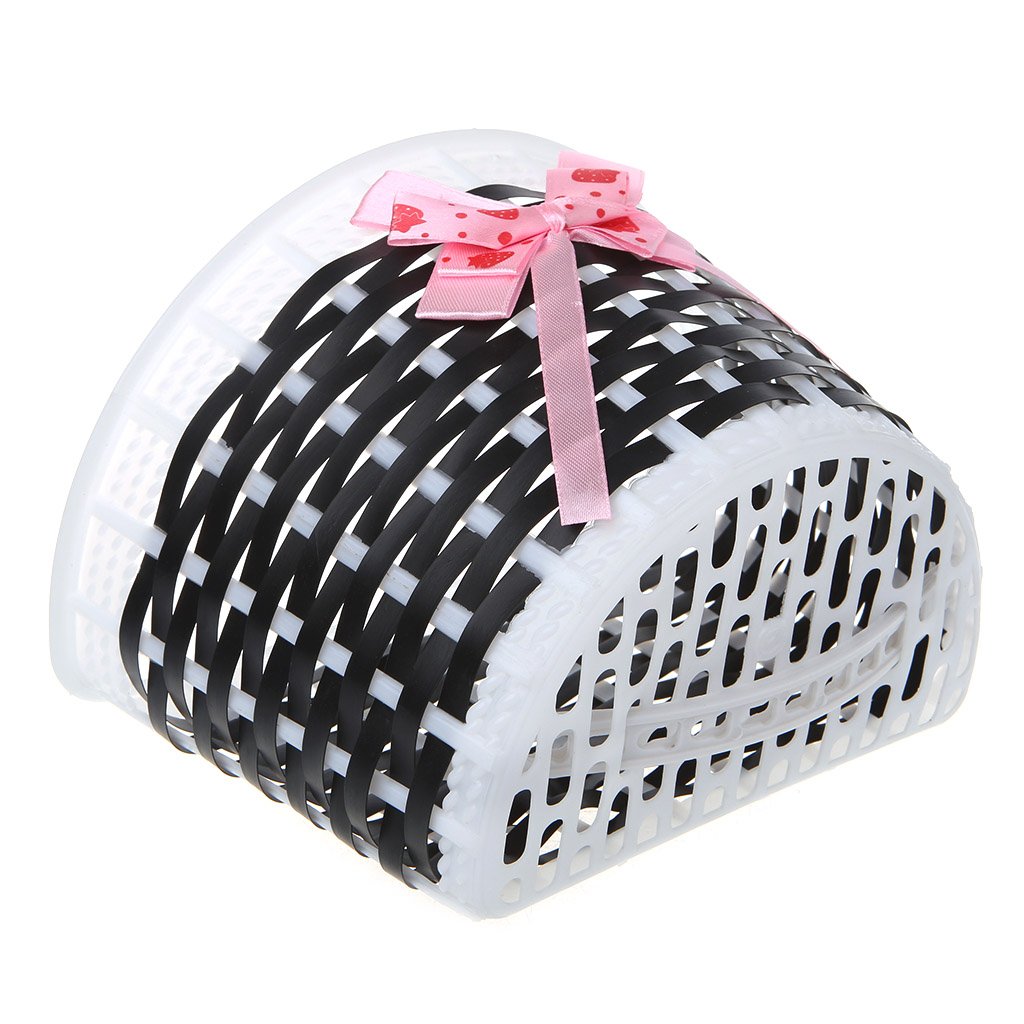 Kids Bike Front Basket - Lightweight Plastic Handlebar Storage Carrier for Bicycles, Tricycles & Scooters - Perfect for School, Park Rides & Grocery Shopping