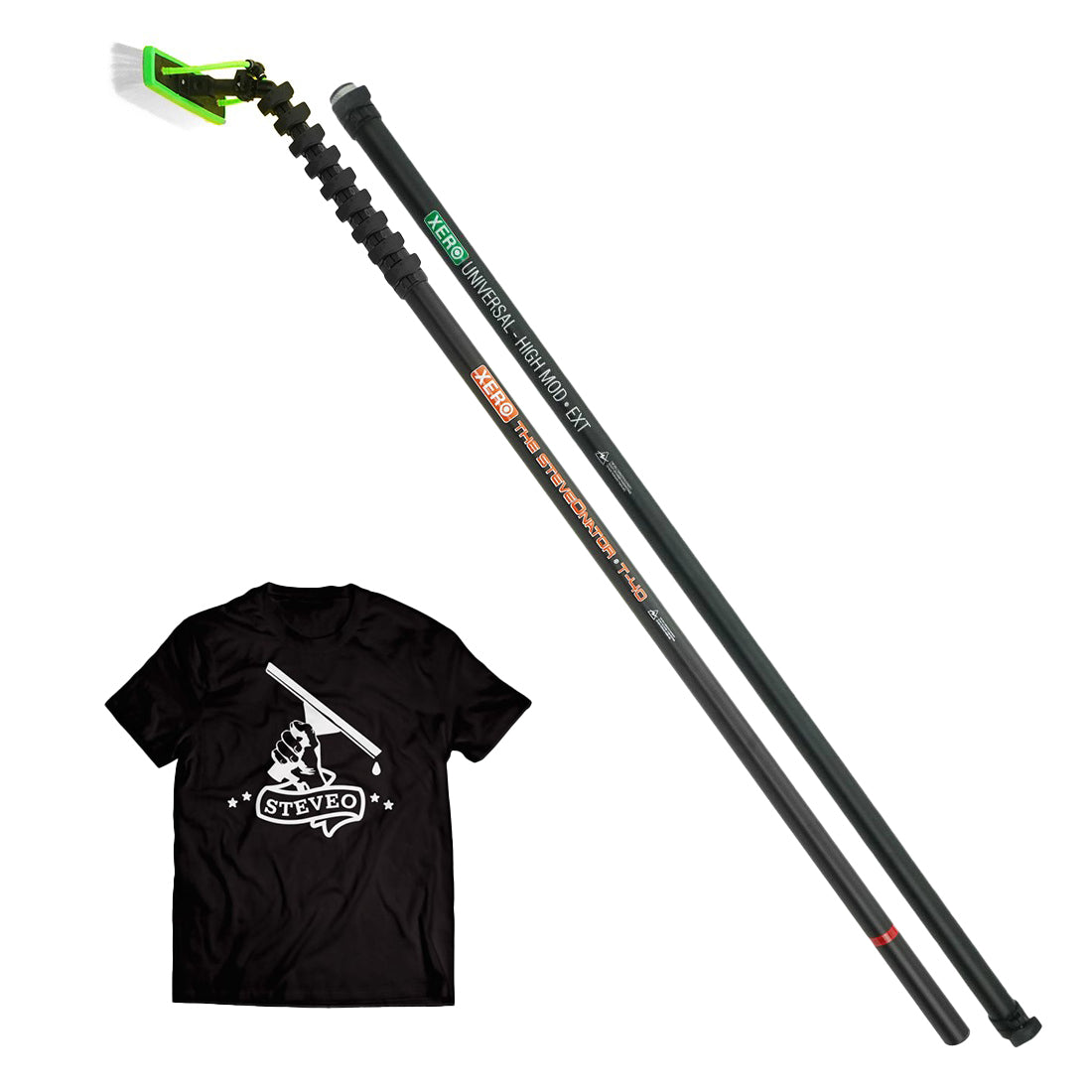 XERO SteveOnator Pole - Lightweight, Durable Carbon Fiber Fishing Pole for Freshwater & Saltwater Anglers - Perfect for Bass, Trout, and Saltwater Fishing Adventures