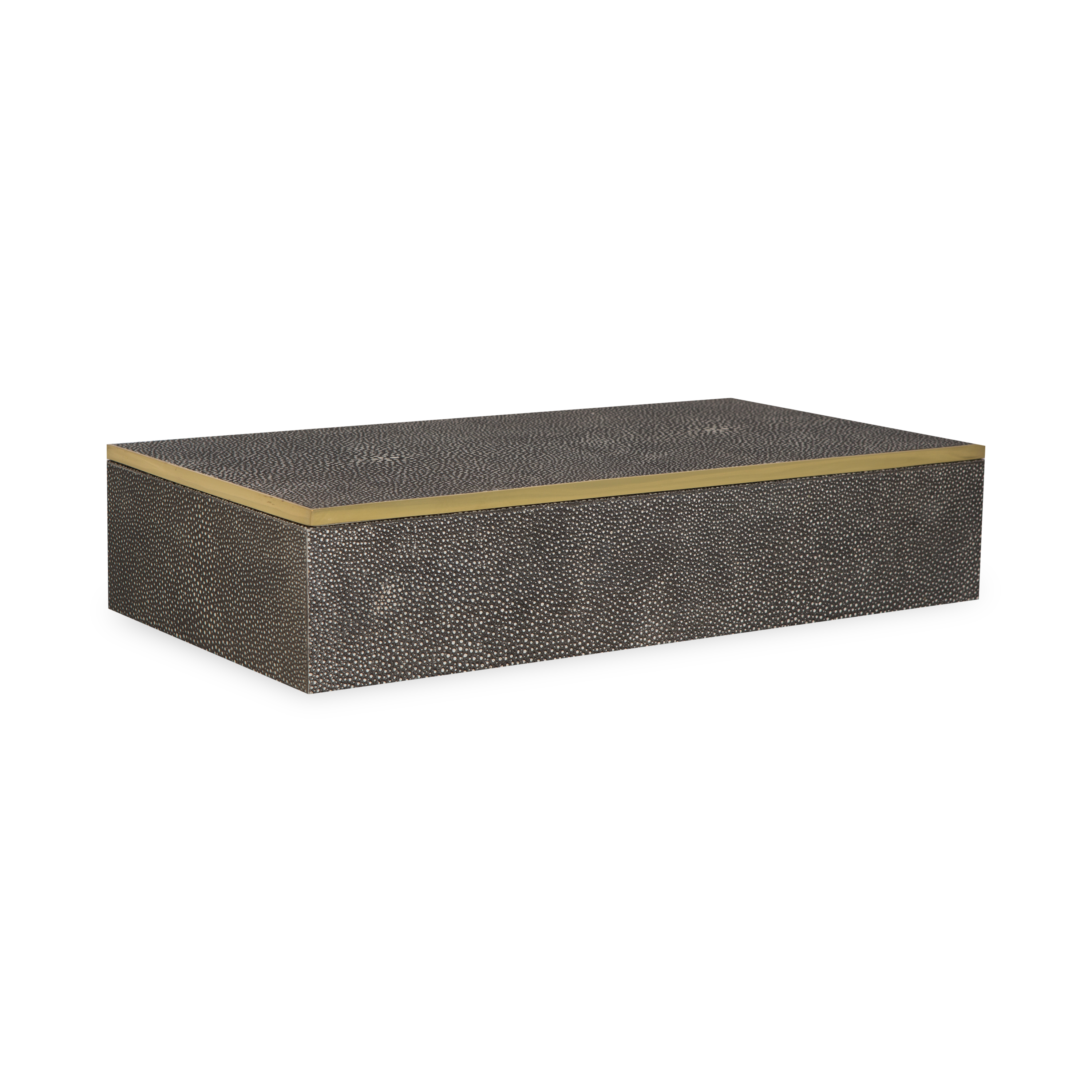 Luxury Faux Shagreen Jewelry Box - Elegant Storage for Rings, Necklaces & Accessories - Perfect for Bedroom Vanity, Gift Giving & Travel Organizer