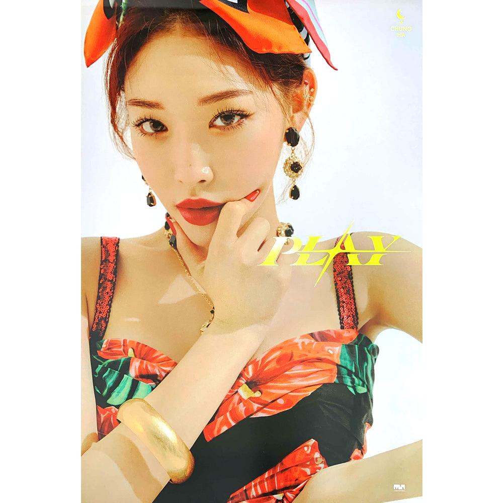 CHUNG HA MAXI SINGLE Album Poster - K-POP Official Merchandise for Fans, Room Decor & Gift Idea