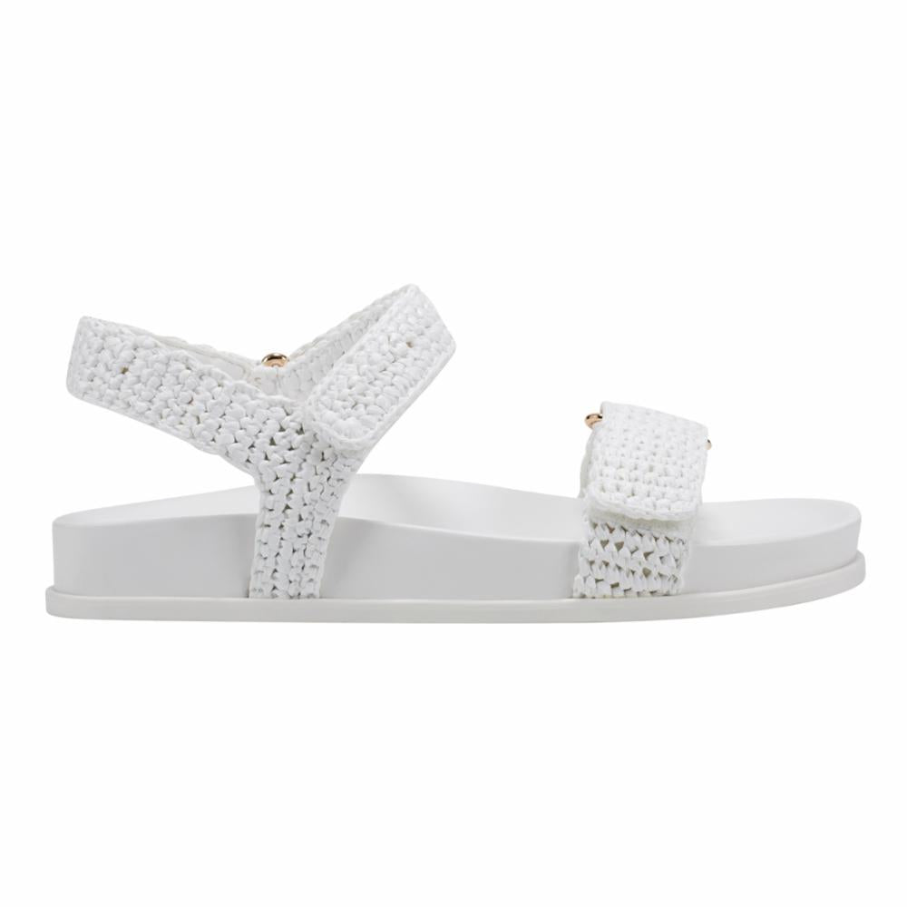 Marc Fisher Ltd Women's Lenore White Mule Slippers - Comfortable Casual Slide Shoes for Women | Perfect for Home, Office & Travel Wear