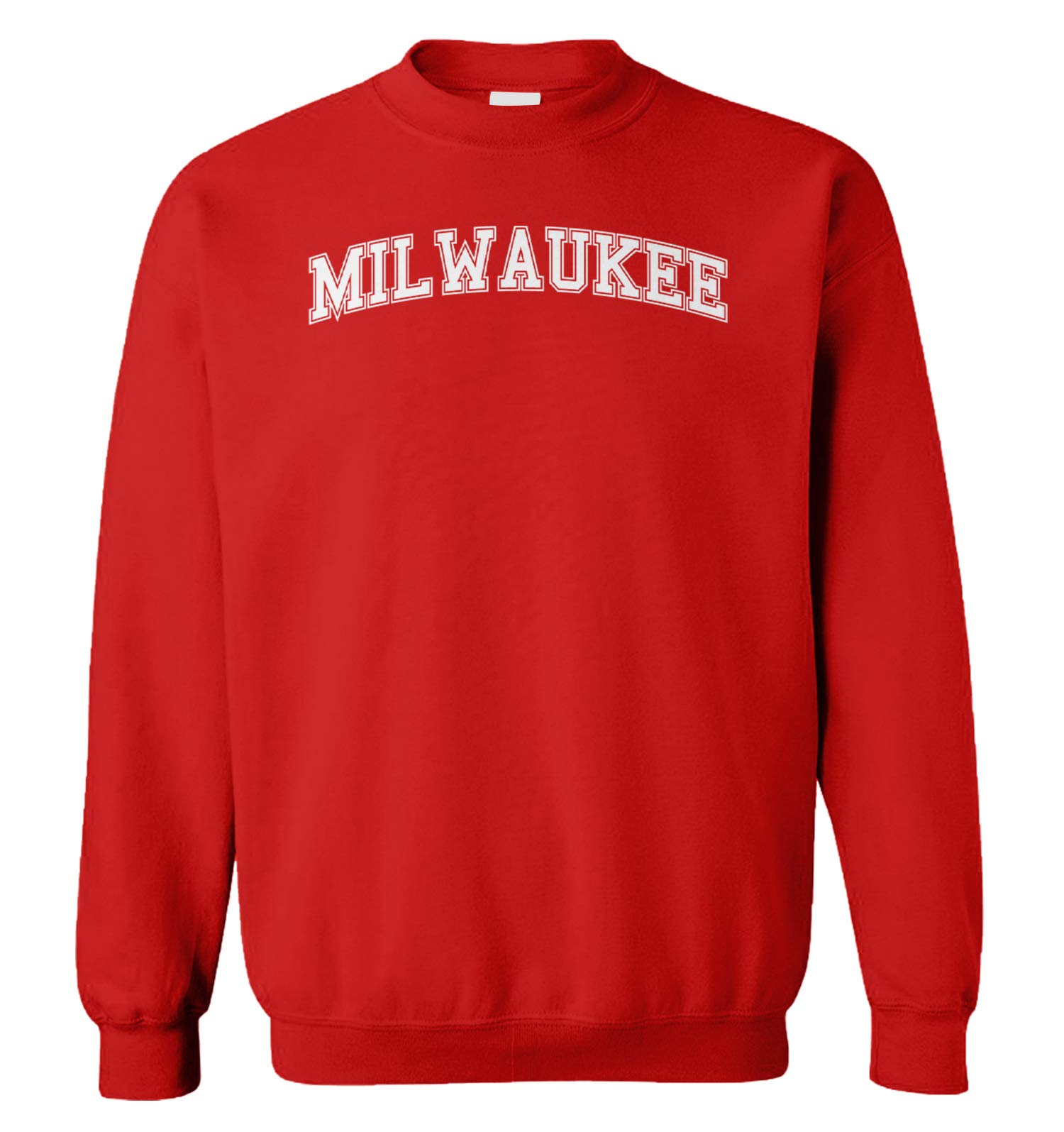 Milwaukee State Proud Strong Unisex Crewneck Sweatshirt - Comfortable Cotton Pullover for Men & Women - Perfect for Casual Wear, Sports Events & Wisconsin Pride