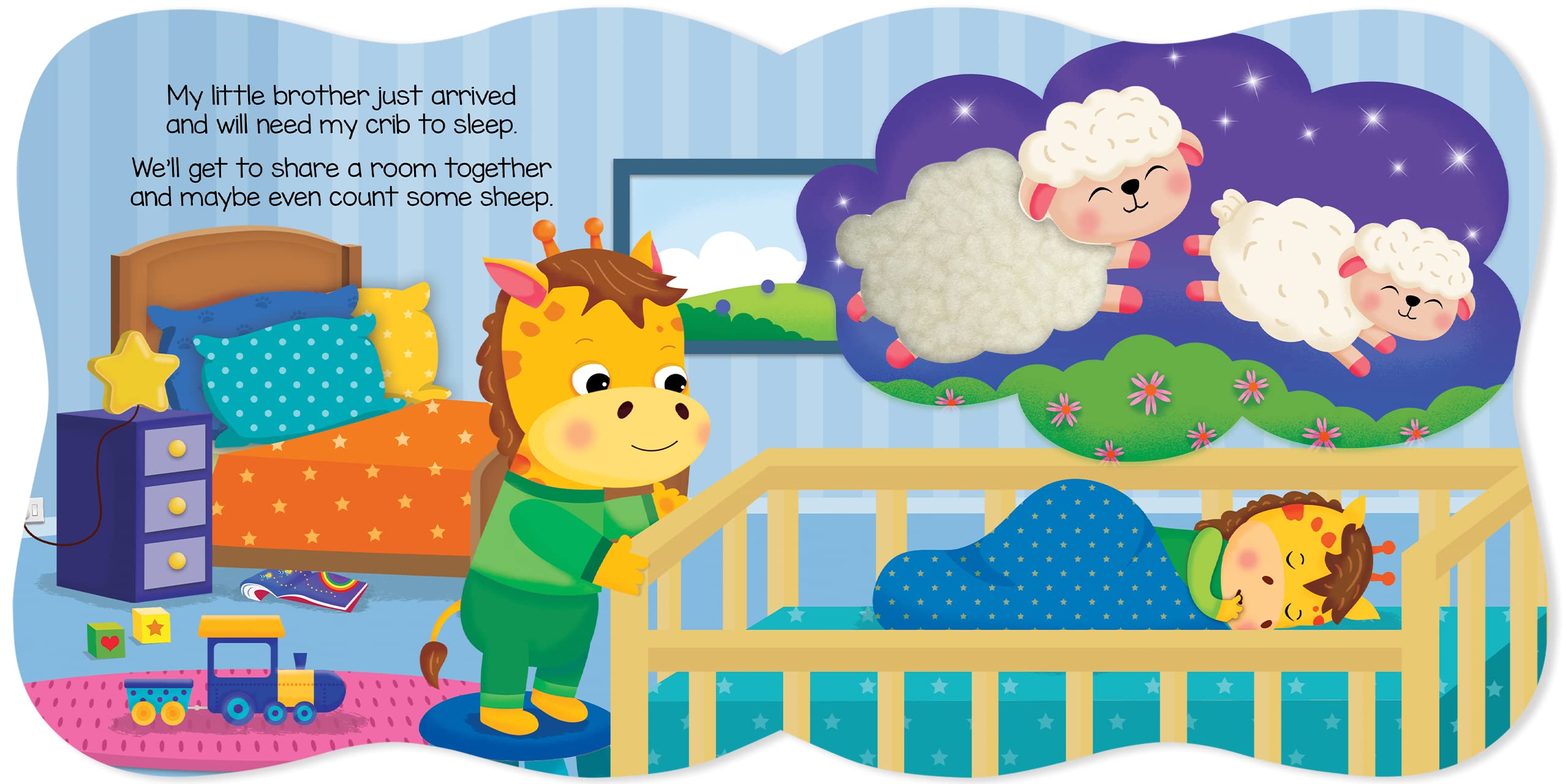My Big Bed - Touch and Feel Sensory Board Book for Toddlers - Interactive Early Learning Book for Bedtime & Playtime