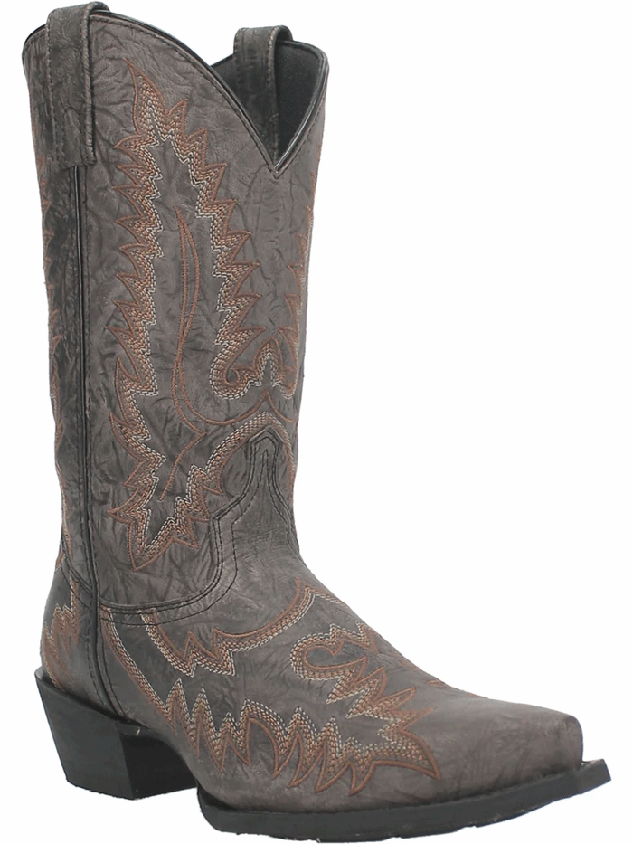 Laredo 68545 Men's Kilpatrick Snip Toe Western Boots - Grey Cowboy Boots for Men | Perfect for Rodeo, Country Dancing & Western Fashion