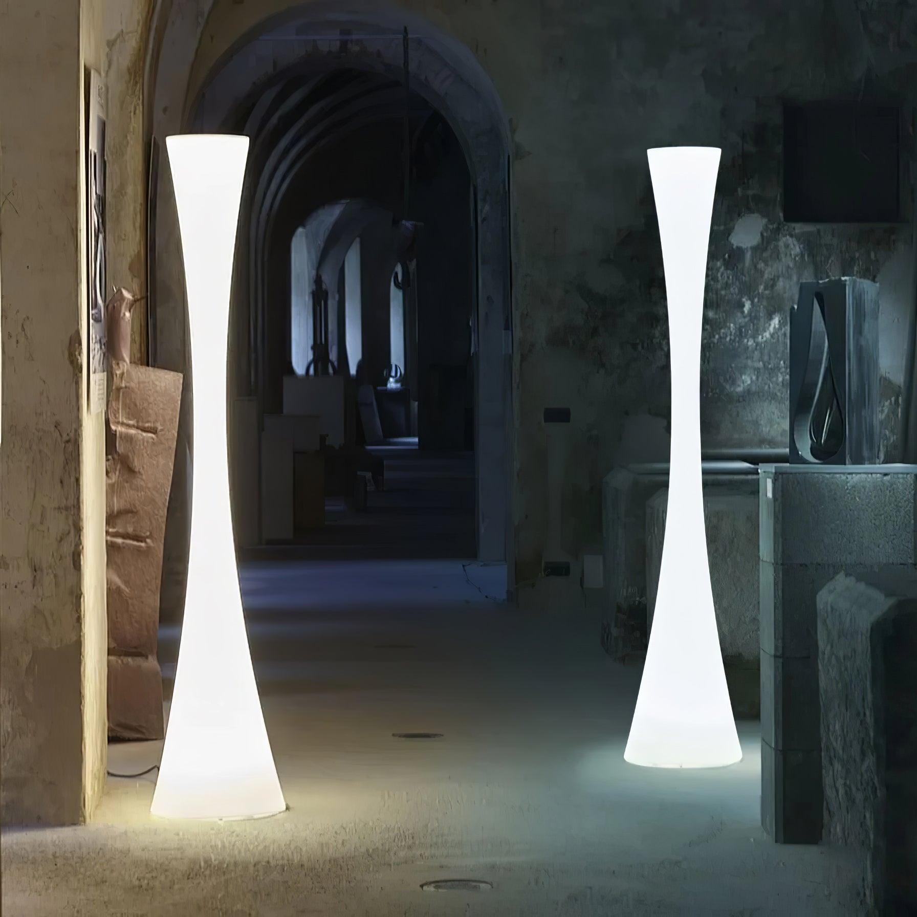 Biconica Pol Floor Lamp - Modern LED Standing Light with Adjustable Brightness for Living Room, Bedroom & Office Decor