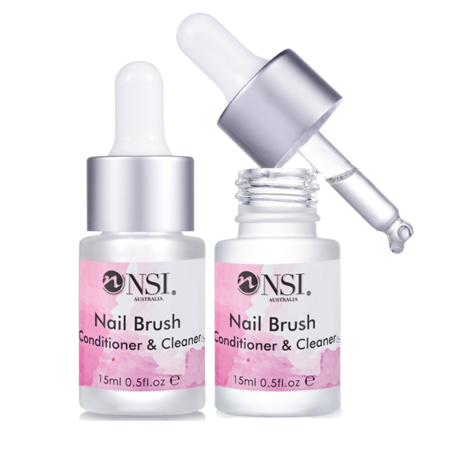 Premium Nail Brush with Conditioner & Cleaner - Gentle Nail Care for Manicures, Pedicures & Hygiene - Perfect for Home, Salon & Travel Use