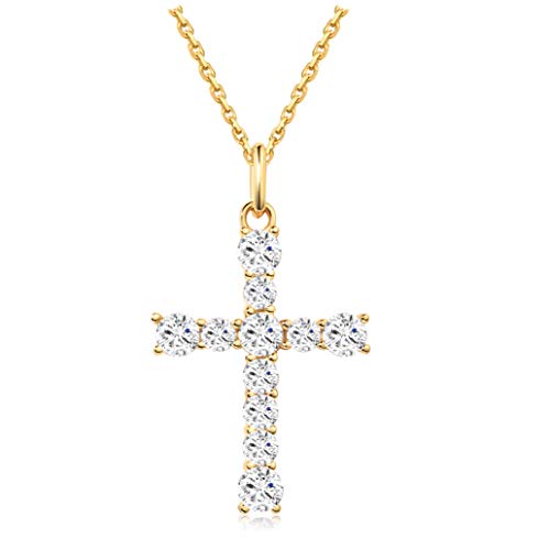 01_Cross_necklace_CZ_Gold