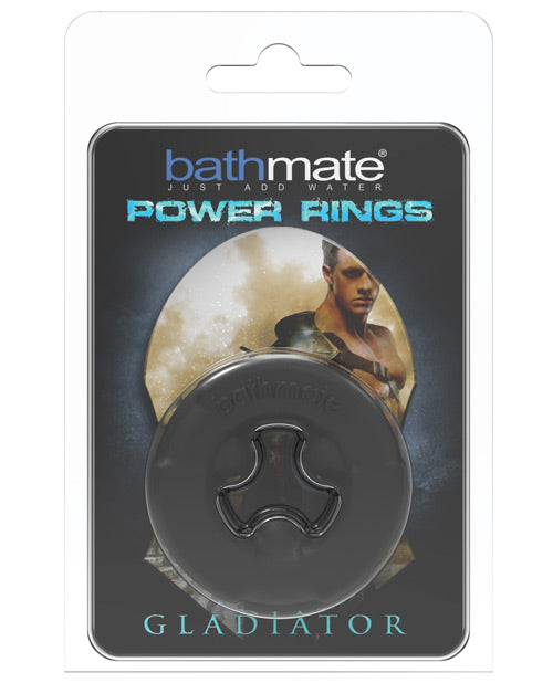 Bathmate Gladiator Power Ring Cock Ring for Men - Black - Enhance Performance & Pleasure for Couples & Solo Play