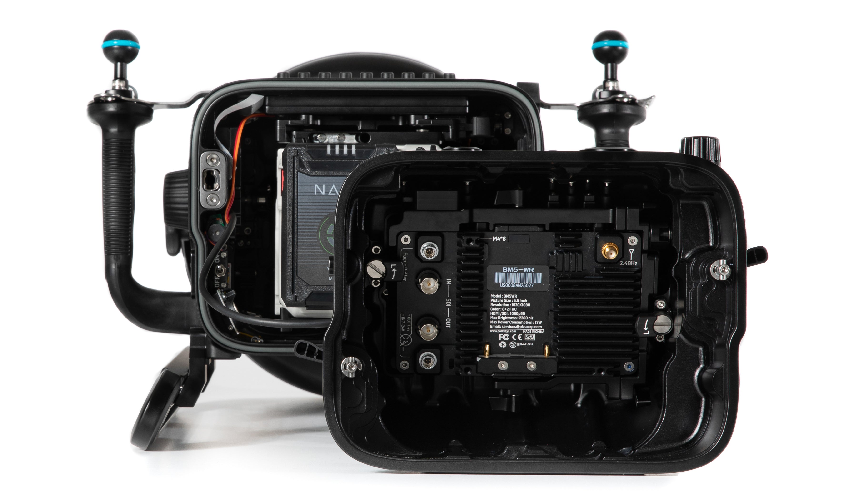 Nauticam RED V RAPTOR Underwater Housing for RED V RAPTOR 8K Cinema Camera - Professional Waterproof Case for Scuba Diving & Underwater Filmmaking