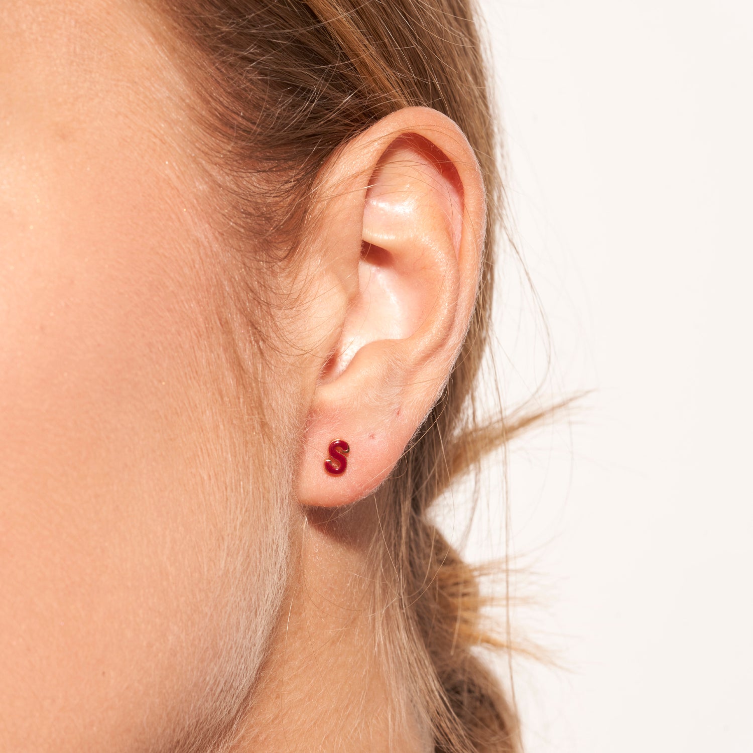 Gold Plated Garnet Stud Earrings for Women - Elegant Dangle Earrings for Party, Wedding & Everyday Wear