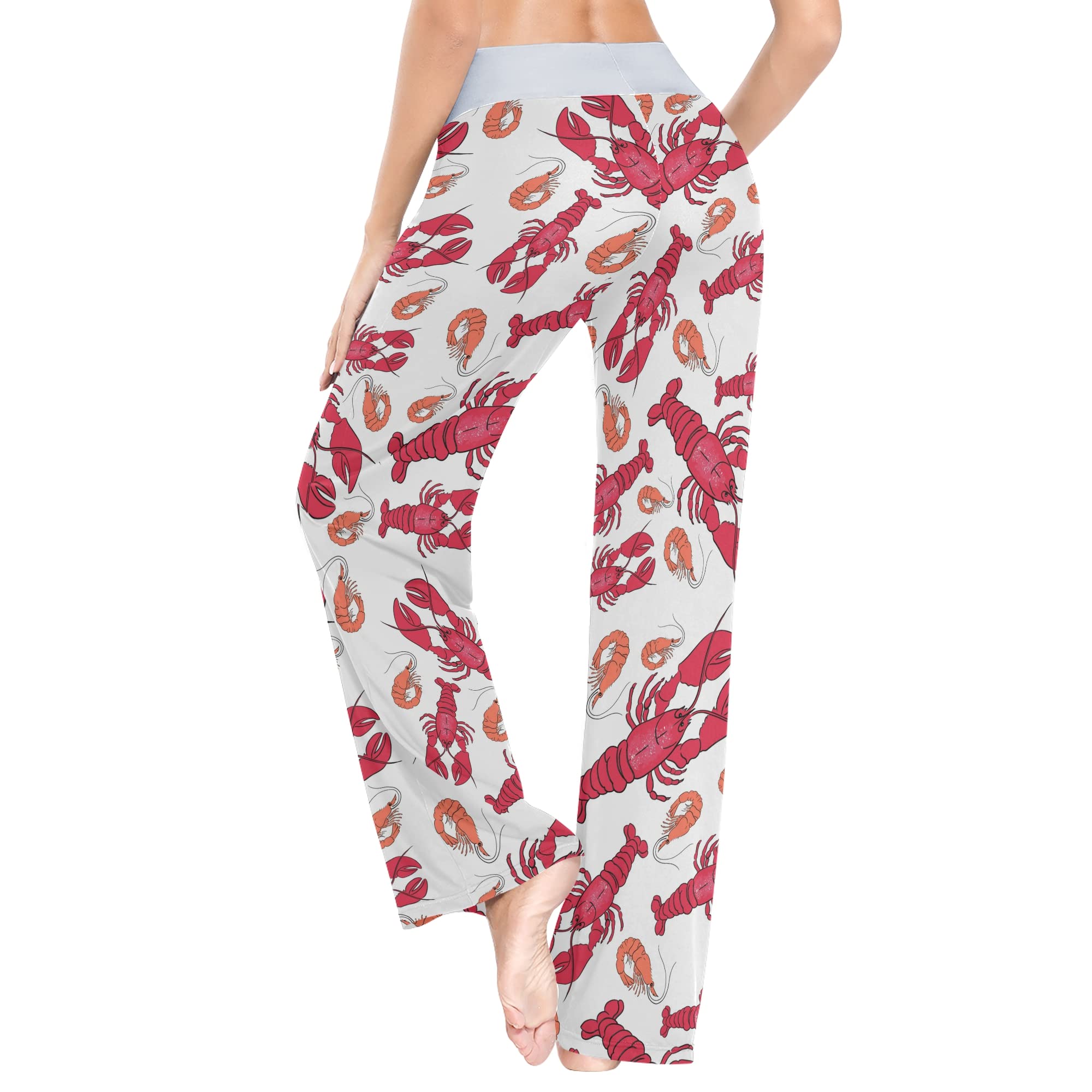 Fisyme Women's Pajama Pants - Soft Lounge Pants with Drawstring, Wide Leg Jogger Sweatpants for Yoga, Sleep & Relaxation | Perfect for Home, Travel and Cozy Nights