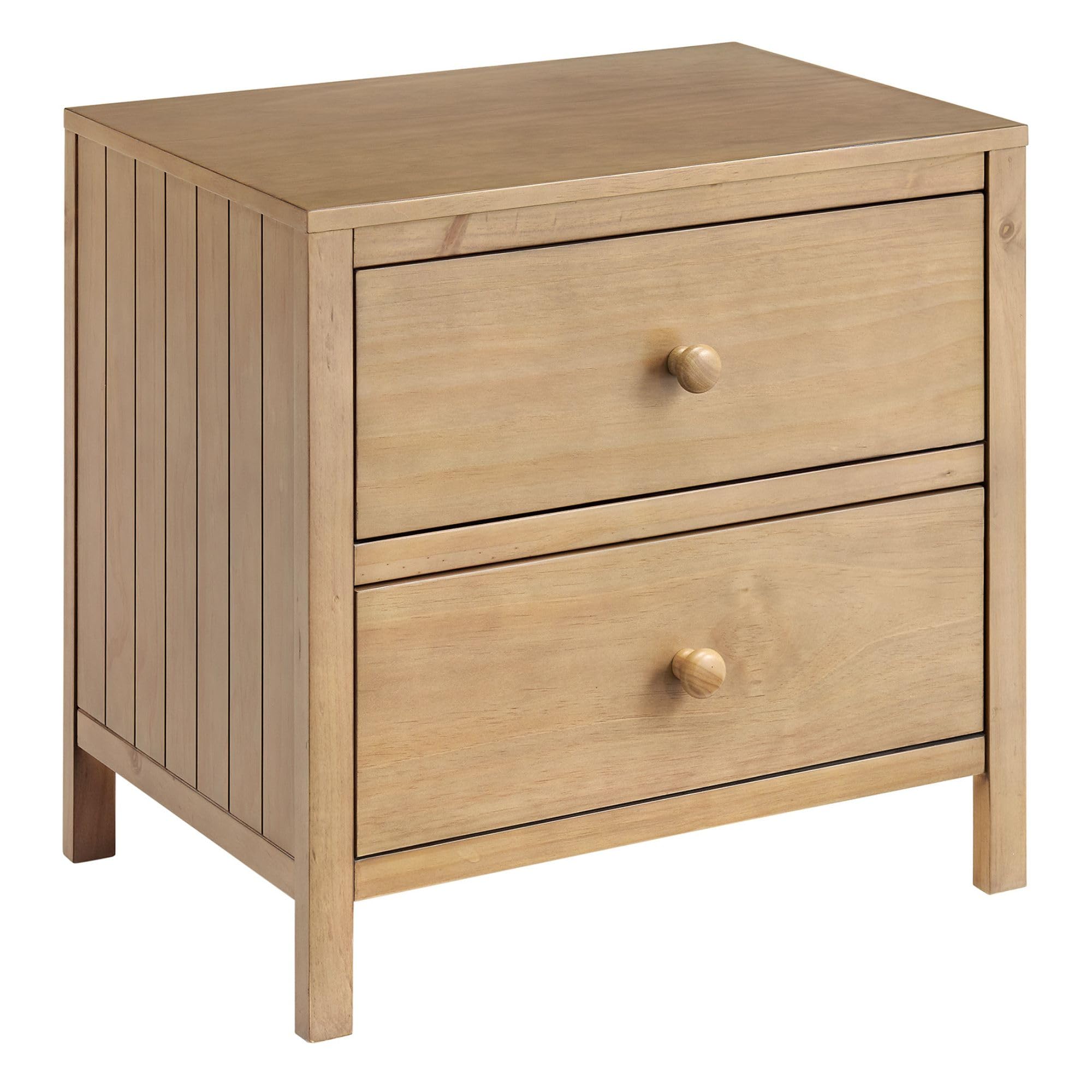 Soho Baby Everlee Nightstand - Honey Wood Finish, Modern Nursery Bedside Table for Baby Room, Kids Bedroom & Nursery Decor