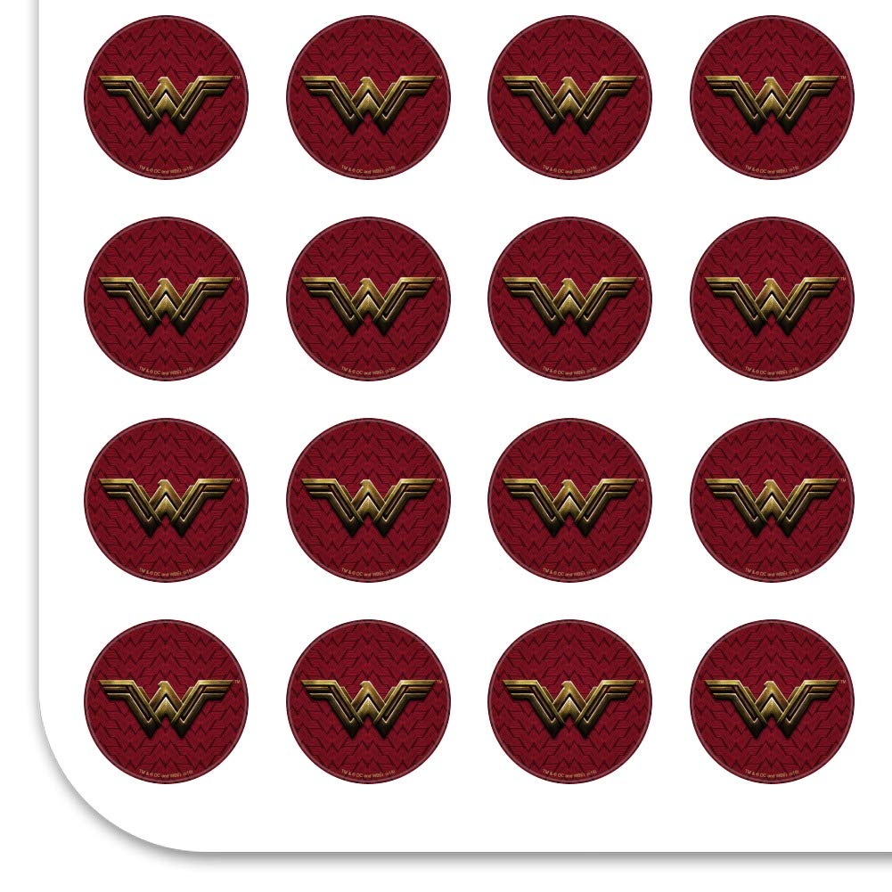 Justice League Wonder Woman Logo Planner Stickers - Scrapbooking, Bullet Journal, DIY Craft Supplies for Fans & Collectors | Perfect for Journals, Calendars, and Gift Decorations