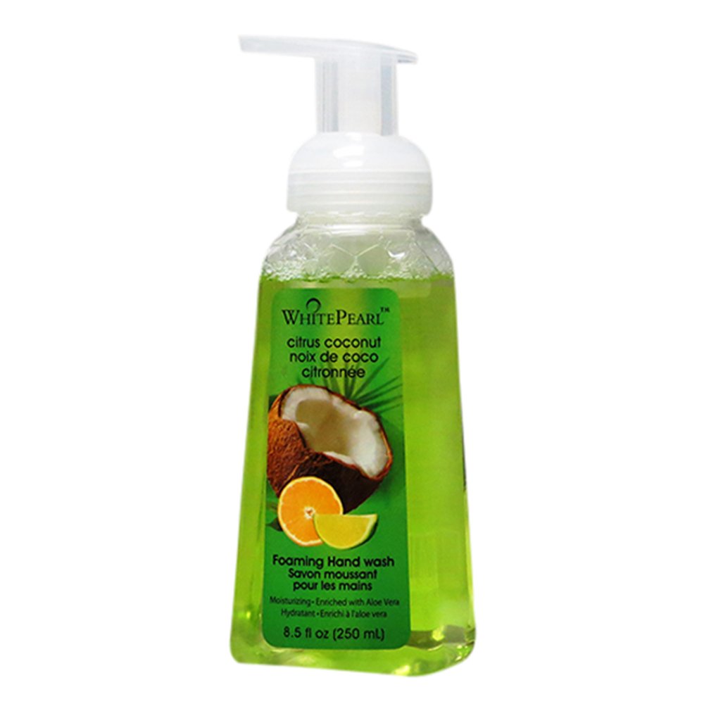 Refreshing Citrus & Coconut Foaming Hand Wash (250ml) - Gentle Moisturizing & Antibacterial for Home, Kitchen, and Bathroom Use