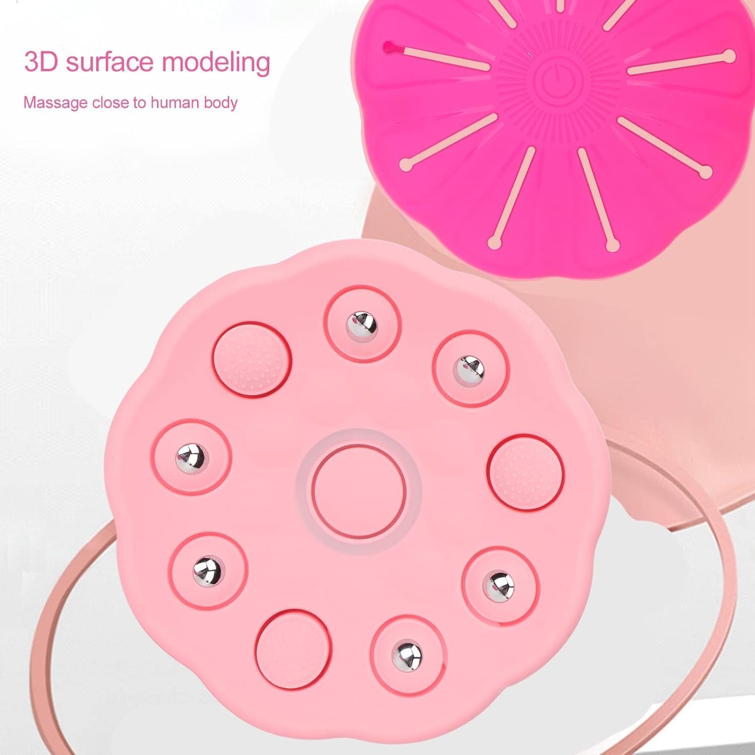 Wireless Electric Massager for Women - Intelligent Remote Control Bust Lift Enhancer Machine with Timer, Anti-Sagging Chest Augmentation for Growth (Red) - Perfect for Home Spa, Post-Workout Recovery & Self-Care Routine