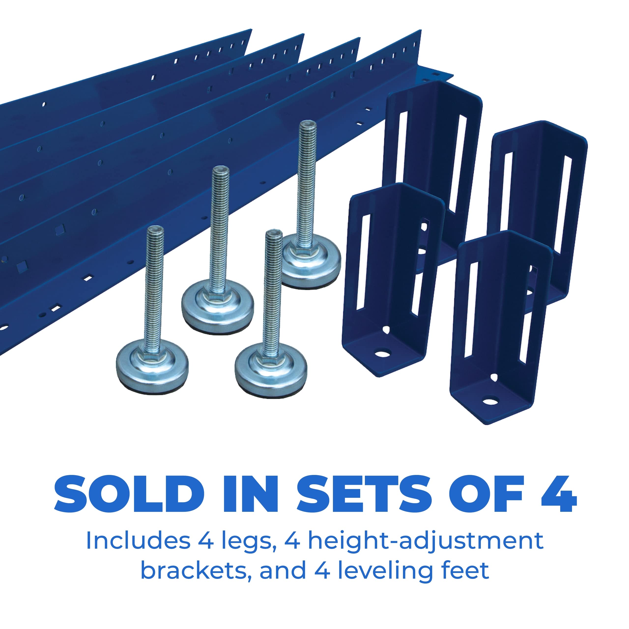 Kreg KBS1000 Standard-Height Leg Set (4-Pack) - Sturdy Workbench & Table Legs for DIY Projects & Woodworking