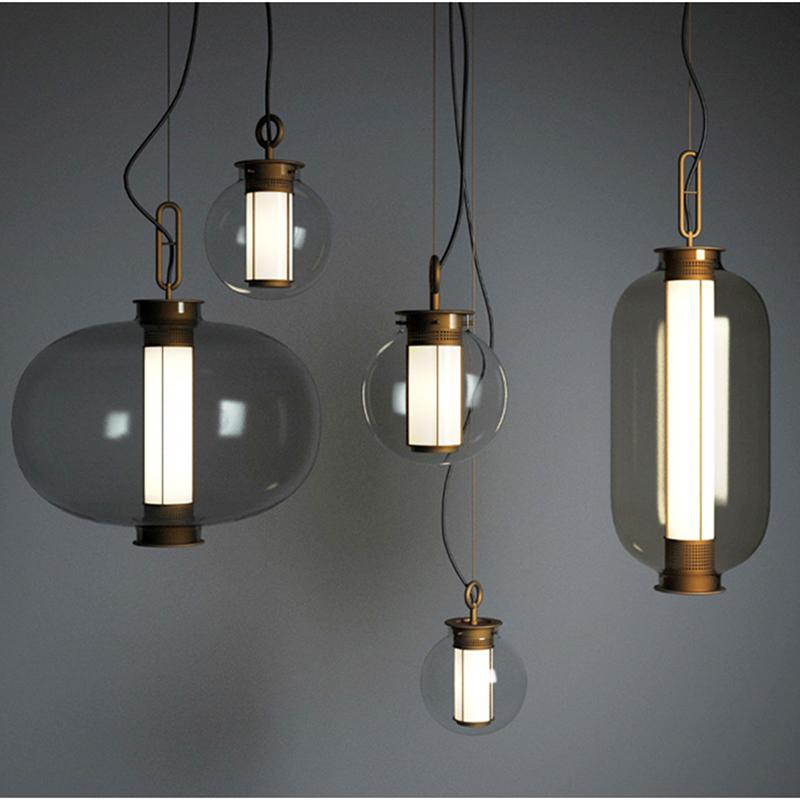 Bai Family Pendant Light - Modern Glass Ceiling Light Fixture for Dining Room, Kitchen Island & Bedroom Decor | Dimmable Hanging Chandelier