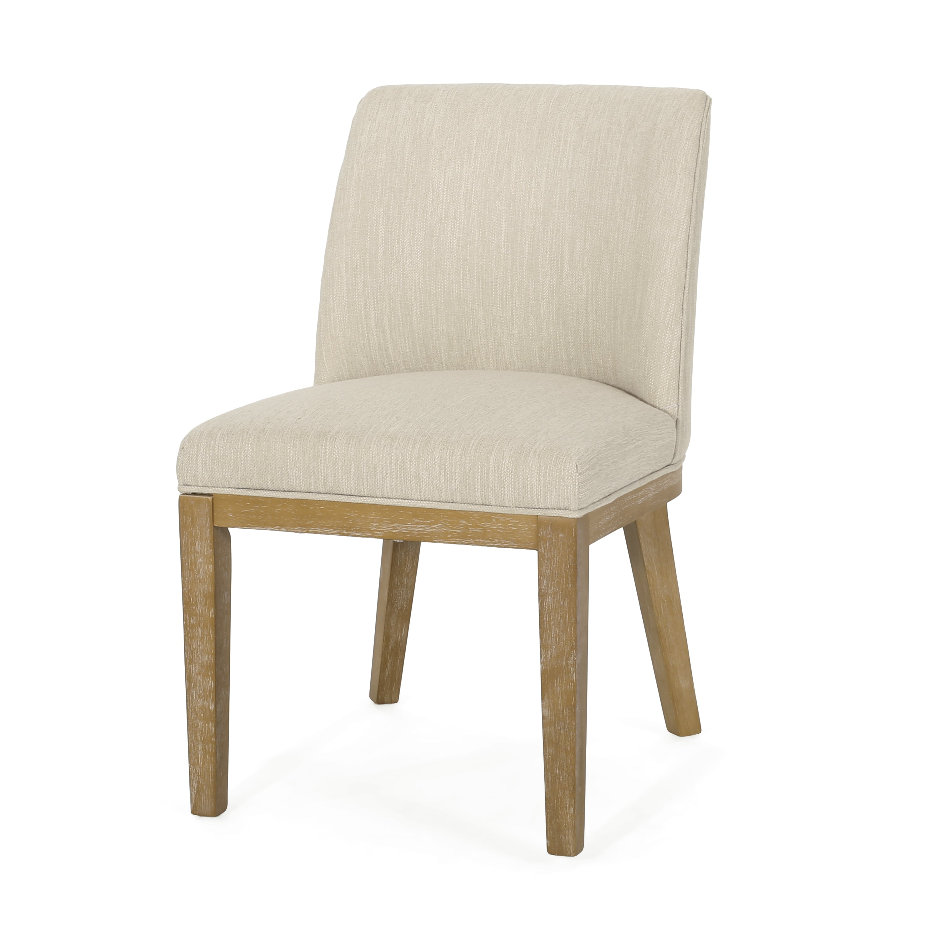 Modern Dining Chairs Set of 2 - MP2 Model - Sturdy Wooden Kitchen Chairs with Padded Seats - Perfect for Dining Room, Kitchen, Breakfast Nook & Small Spaces