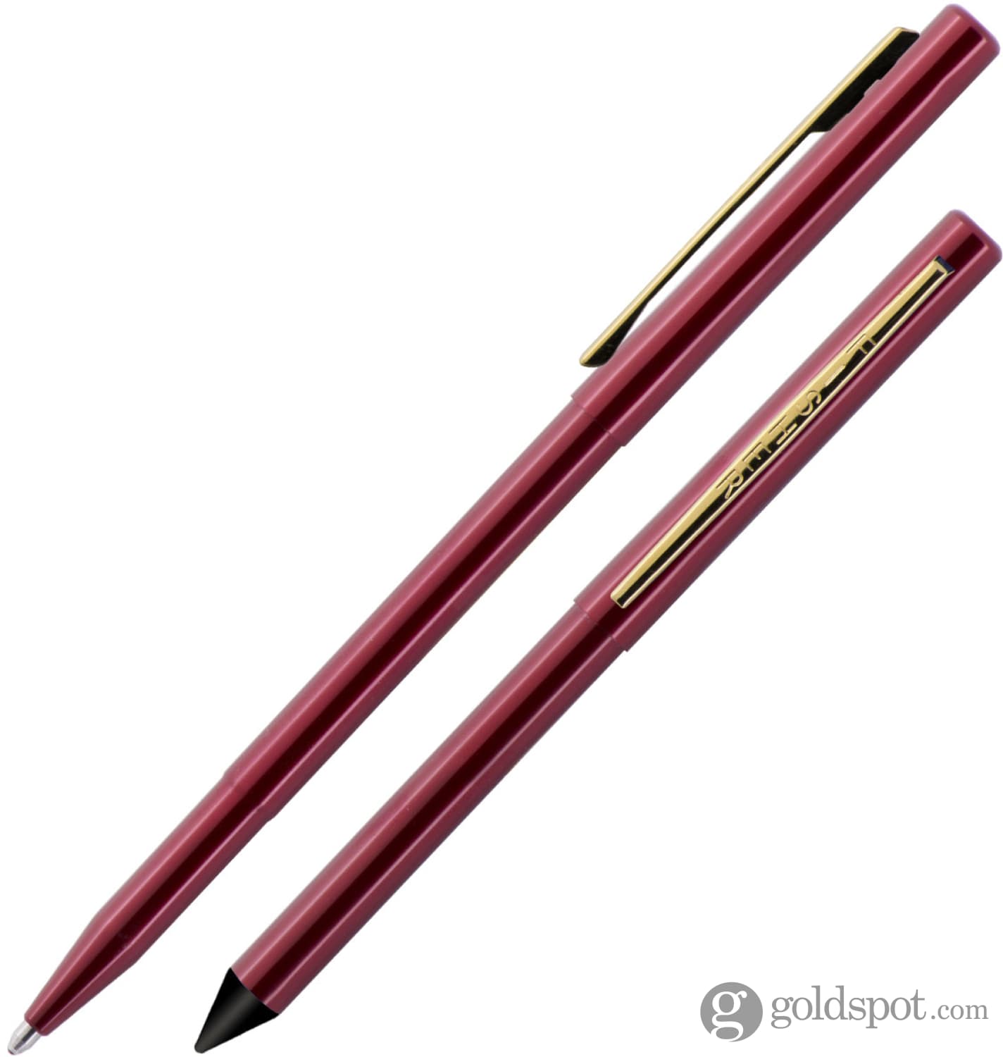 Fisher Space Pen Stowaway Ballpoint Pen with Clip & Stylus - Red Anodized Aluminum - Perfect for Writing, Note-Taking & Touchscreen Devices - Ideal for Office, Travel & Outdoor Use